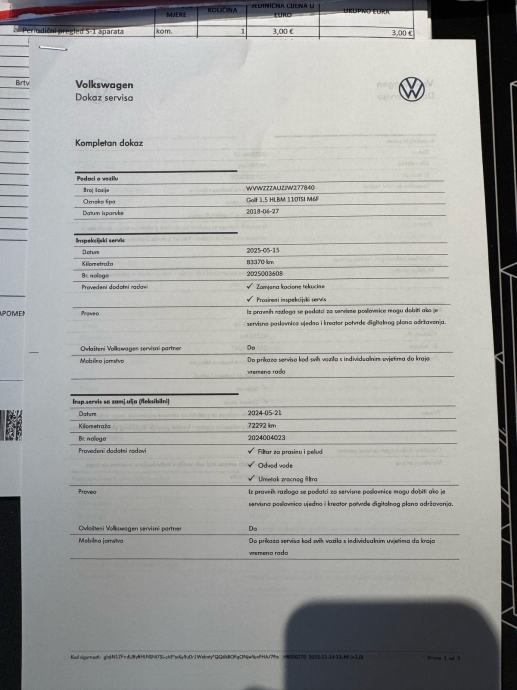 
								VW Golf 7 1,5 TSI Highline,Matrix,ACC,Panorama full									